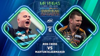 PDC Grand Slam of Darts 2023 11 11  Rob Cross vs Martijn Kleermaker  HUN [upl. by Ssur]