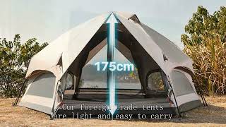 Hunting lodge tent Company China Good High Quality Wholesale Price [upl. by Aneloc]