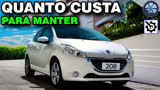 PEUGEOT 208 GRIFFE 16 2014  QUANTO CUSTA para manter [upl. by Aehsat]