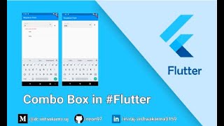 Flutter  Dropdown amp Textfield in One Widget  Combo Box [upl. by Adran]