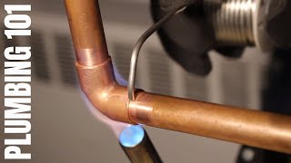 How To Solder Copper Pipe Complete Guide Plumbing 101 [upl. by Almat]