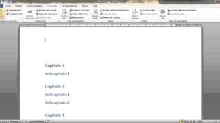 Insertando índice dinámico a mi documento en Word 2010 [upl. by Adrea]