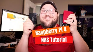 Raspberry Pi 4 NAS using SAMBA Tutorial [upl. by Ylrebmek671]