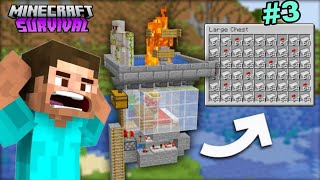 Minecraft JAVA 121 Best Unlimited Iron Farm  Minecraft JAVA Survival Series 3 [upl. by Aleik250]