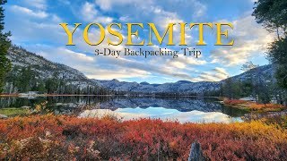 Solo Backpacking Yosemite National Park Hetch Hetchy  Tiltill Valley  Lake Vernon [upl. by Adaner698]