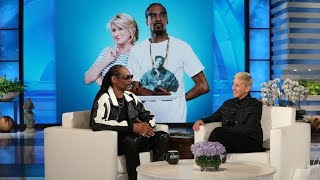 Snoop Dogg on Staying at Martha Stewarts House and Teaching Ellen a New Word [upl. by Korrie]