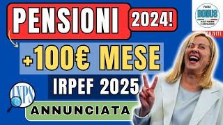 Novità Pensioni 2024 Riforma IRPEF in arrivo e Delusioni sui Cedolini  Aggiornamenti Previdenziali [upl. by Milt363]