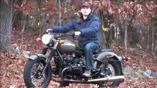 2012 Ural Solo M70 Limited Edition Demonstration at Ural of New England Boxborough MA [upl. by Zetana]