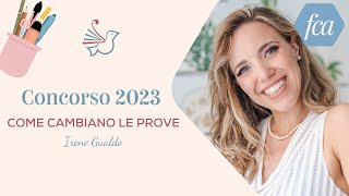 Concorso scuola 2023 come cambiano le prove [upl. by Kooima365]