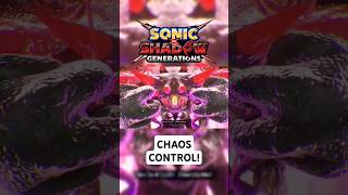 😨👁️ BLACK DOOM USES CHAOS CONTROL Sonic X Shadow Generations [upl. by Carr565]