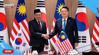 PM Anwar Ibrahim mengadakan pertemuan dengan Presiden Korea Selatan Yoon Suk Yeol [upl. by Rodrich]