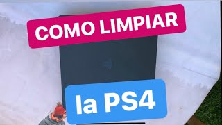 Como Limpiar la PS4 por dentro ✔️ Limpiar el ventilador y disipador de la PS4 🔥 [upl. by Artimed]