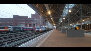 CD Cargo 383 001 vertrekt met een staaltrein van station Amersfoort Centraal [upl. by Ativel]