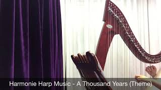 A Thousand Years Theme on Salvi Titan Harp [upl. by Ajnos286]