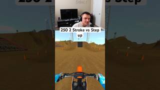 250cc 2 STROKE VS STEP UP IN MX BIKES [upl. by Siloa]