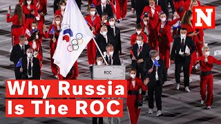 Why Is Russia Called ROC At The Tokyo 2020 Olympics [upl. by Rabjohn]