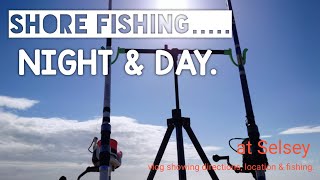 SEA FISHING AT SELSEY SHORE FISHING NIGHT amp DAY ON THE SOUTH COAST East Beach fishing angling [upl. by Meryl]