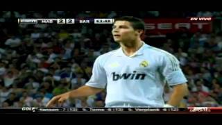 Cristiano Ronaldo free kick vs Barcelona 1482011 SuperCup match  slow MO [upl. by Etana]