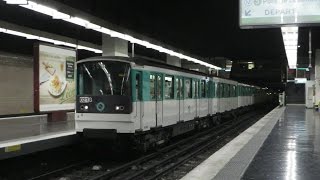 Paris Métro 3  Gallieni [upl. by Alarise]