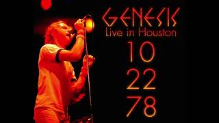 Genesis  Live in Houston  October 22nd 1978 [upl. by Alec639]