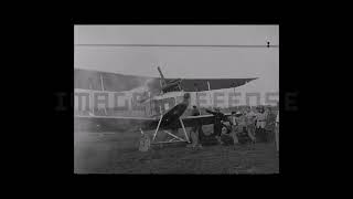 Captured German Aviatik BII tested by French pilots [upl. by Lenehc]