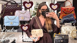 IM BACK Last London Luxury Shopping Vlog of the Year Come Shopping With Me at Harrods amp Chanel [upl. by Alanah]