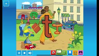 Letterland Alphabet Phonics Sounds Songs Shapes Writing  Letter T  Talking Tess [upl. by Eycal345]