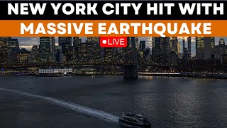 New York Earthquake News Live  New York Area after it was hit with Earthquake  US News Live [upl. by Anib224]