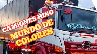 Camiones hino Colombia  por un mundo lleno con camiones de colores ♥️💙🤍💚💜💚🧡 [upl. by Sheets]