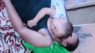 Menyusui Bayi Vlog Indo Terbaru Anak nya Mainan Gunung [upl. by Ahsenot]