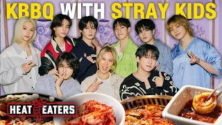 Stray Kids Take On the Ultimate Spicy Korean BBQ Feast  Heat Eaters [upl. by Refiffej]