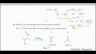 970122FM24Q1 Cambridge International AS Level Chemistry FebruaryMarch 2024 Paper 22 Q1 [upl. by Sherri126]