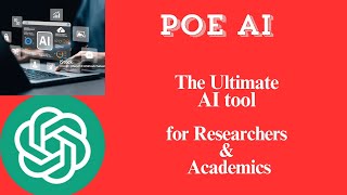 Poe Ai tutorial  Free AI tool for researchers [upl. by Ahseka]