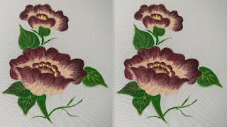 Easy Fabric Painting Design [upl. by Mackie]