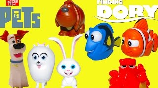 22 Surprise Toys Finding Dory Secret Life of Pets Blind Bags Kids Toys [upl. by Noir695]