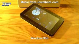 Window N50 Android Tablet MID from Merimobilescom Rockchip RK2918 ColonelZap [upl. by Jerrie198]