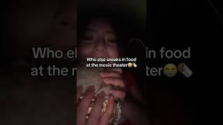 Sneaking in food at the movies🤫🌯  Kayley Torres [upl. by Aseral]