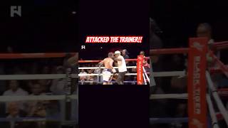 Boxer Loses Control Attacks Opponents Corner Man in Wild Brawl shortvideo shorts [upl. by Ada]