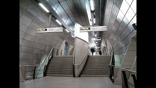 Southwark Station 2019 Jubilee Line station in Bankside [upl. by Nai269]