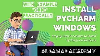 How to Install Pycharm Install for python Python CodeStepbystep guide python code [upl. by Eikcaj136]