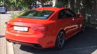 Audi RS5 with Capristo Exhaust  Scuderia Car Parts [upl. by Shulem]