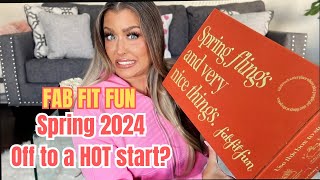 FAB FIT FUN SPRING 2024 BOX  FAB FIT FUN FUN OR FLOP  HOTMESS MOMMA MD [upl. by Fernando]