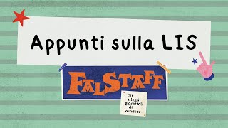 Appunti sulla coreografia LIS  Falstaff Gli allegri giocattoli di Windsor  Opera domani XXIX [upl. by Ody]