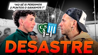 REACCIÓN CON LOS HINCHAS  SARMIENTO 11 RACING [upl. by Sherrie822]