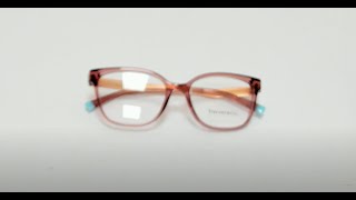 Tiffany amp Co Eyeglasses ModelTF2189 Color8297 Pink Brown Transparent [upl. by Ttergram]