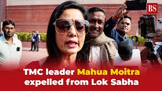 TMC leader Mahua Moitra expelled from Lok Sabha [upl. by Teirtza]