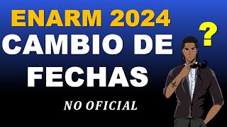 CAMBIO DE FECHAS ENARM 2024 EN VIVO [upl. by Sudoeht]