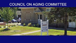 Council On Aging Meeting  September 25 2024 [upl. by Ahsiyt]