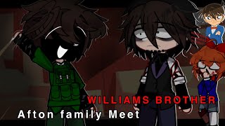 Afton Family Meet Williams Brother  GACHA AFTON FAMILY [upl. by Pren616]