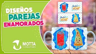 PLANTILLAS PARA SUBLIMAR TAZA DE PAREJAS ENAMORADOS Y AMOR [upl. by Notsnarc]